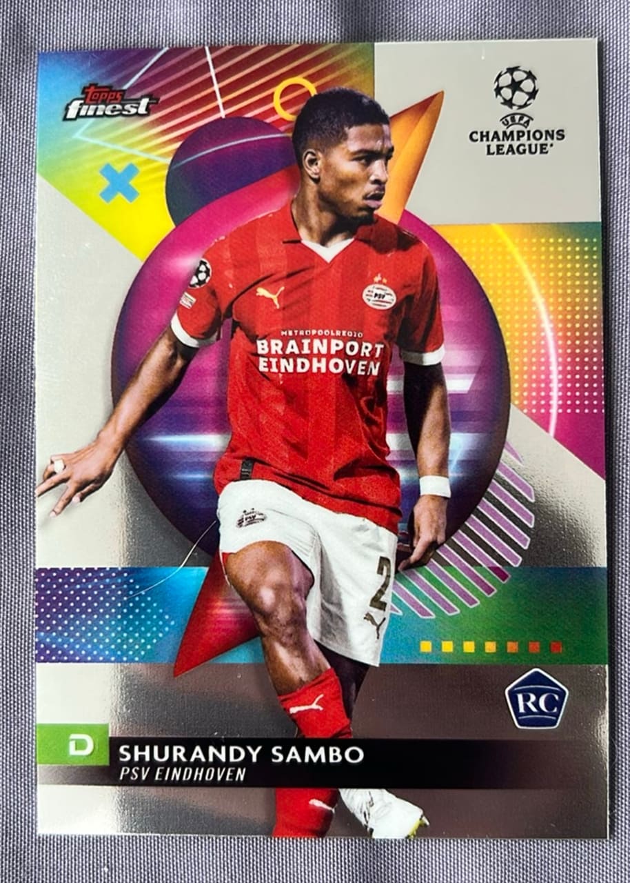 2024 Topps Finest UEFA Champions League Shurandy Sambo