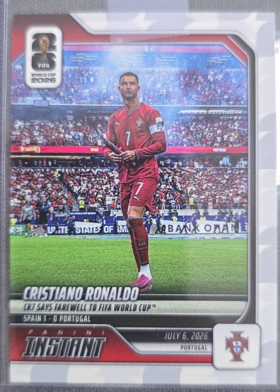 2026 Panini Instant FIFA World Cup Soccer Cristiano Ronaldo · Numerada 1/15379