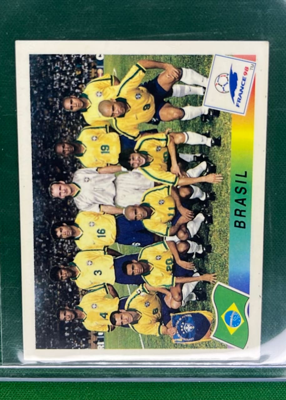 SELECCIÓN BRASIL PANINI FRANCIA 1998