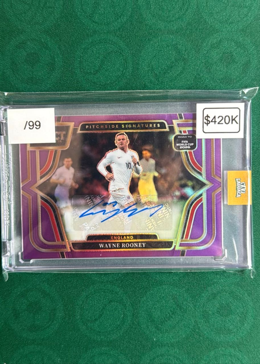 2022 Panini Prizm Select Road to FIFA World Cup 2022 Soccer Wayne Rooney · Numerada 55/99