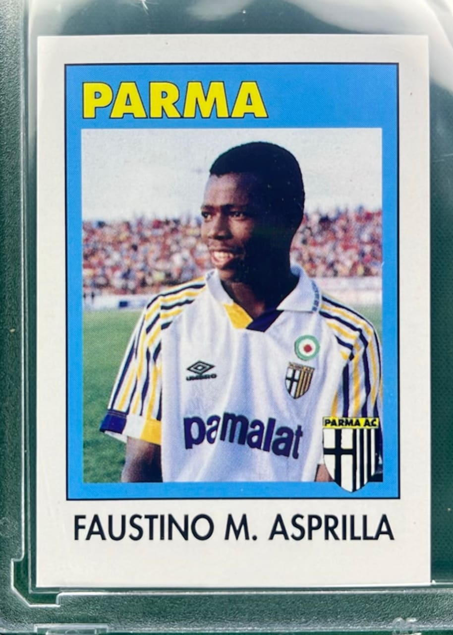 FAUSTINO ASPRILLA ROOKIE STICKER