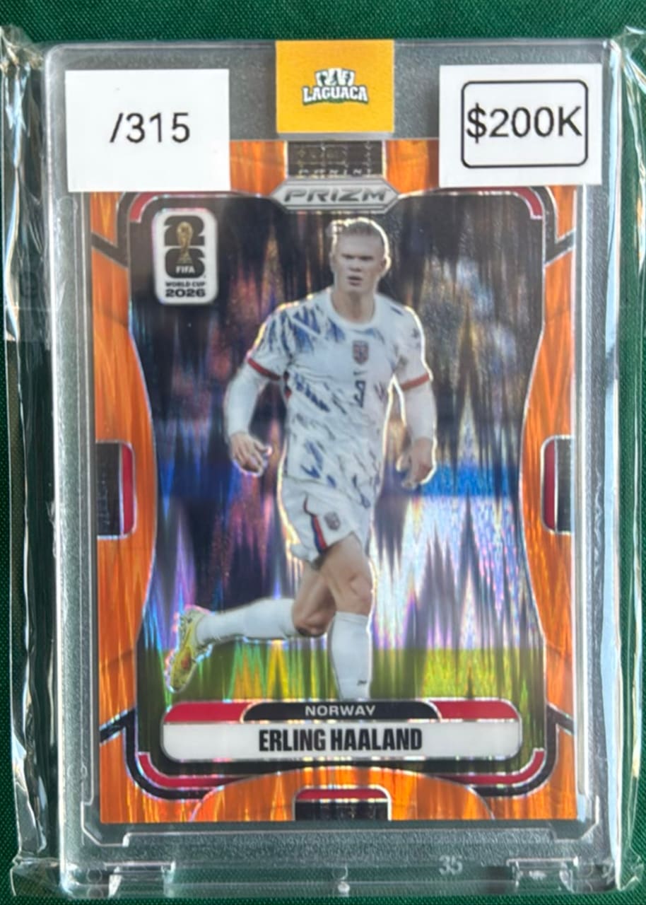 2026 Panini Prizm FIFA World Cup 2026 Soccer Erling Haaland · Numerada /315