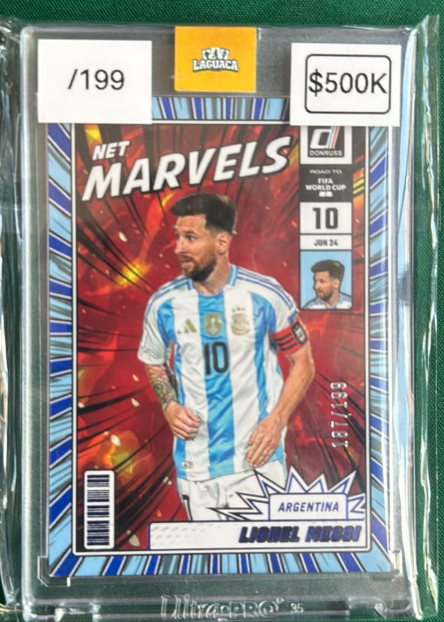 2022 Panini Donruss Road to FIFA World Cup Soccer Lionel Messi · Numerada /199