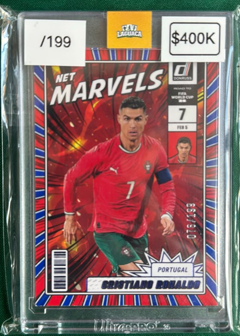 2025-26 Panini Donruss Road to FIFA World Cup Soccer Cristiano Ronaldo · Numerada /199