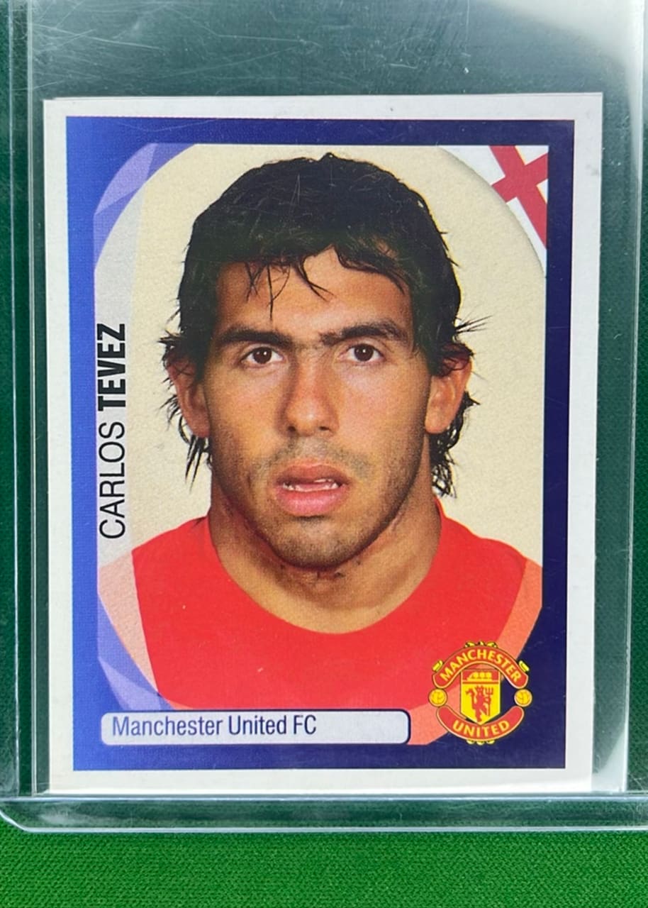 CARLOS TEVEZ STICKER PANINI UEFA 2007-08