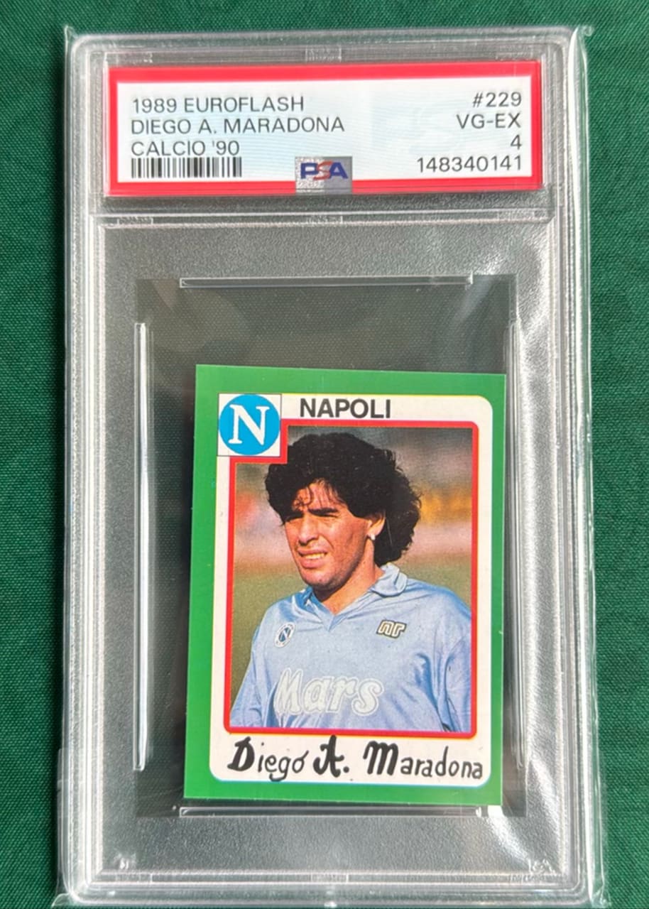 1989 Euroflash Calcio '90 Diego Maradona