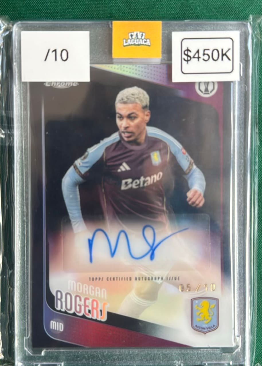 2025-26 Topps Chrome UEFA Club Competitions Morgan Rogers