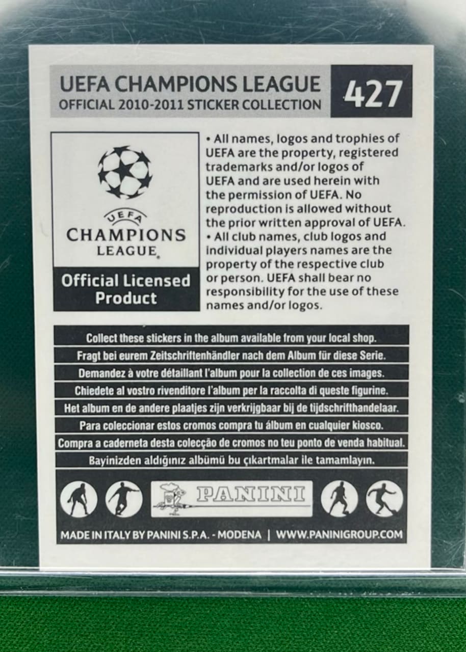 ALEXANDRE PATO STICKER PANINI 2010, foto 2
