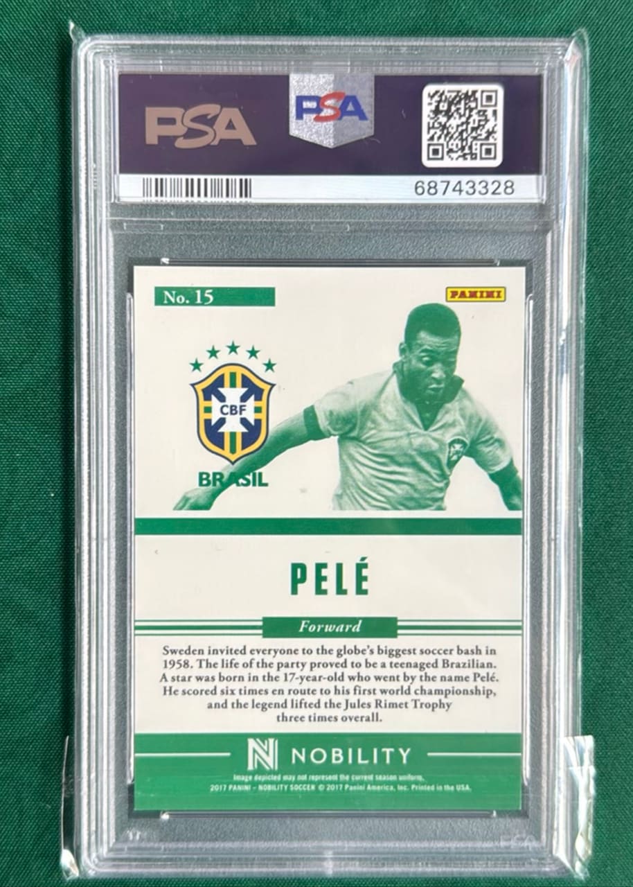 2017 Panini Nobility Soccer Pelé, foto 2