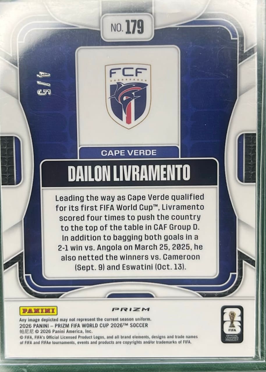 DAILON LIVRAMENTO /5 PANINI PRIZM WC 2026, foto 2