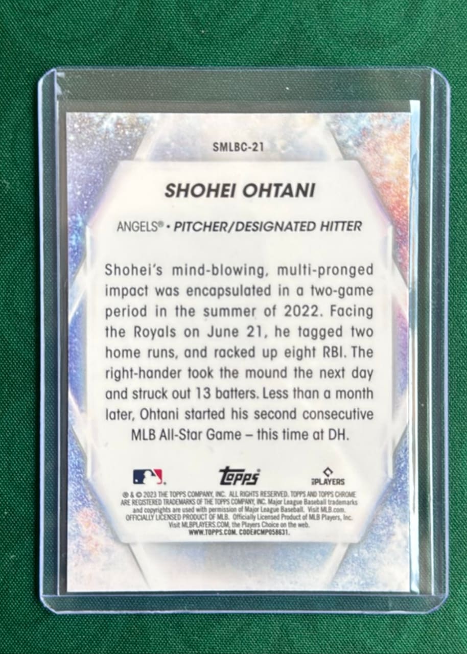 2023 Topps Chrome Stars of MLB Shohei Ohtani, foto 2