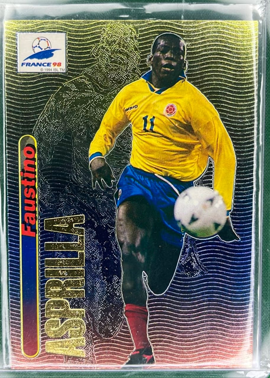 FAUSTINO ASPRILLA PANINI FRANCIA 1998