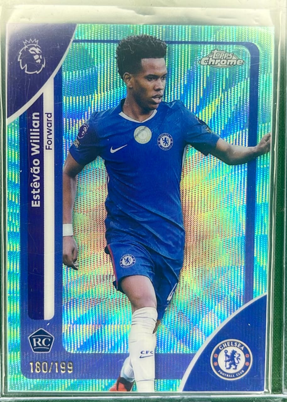 ESTEVAO WILLIAM ROOKIE /199 TOPPS CHROME PREMIER 2026