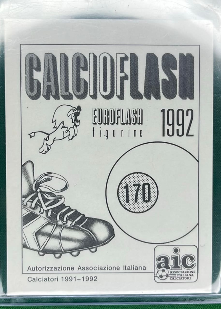 CLAUDIO TAFFAREL STICKER CALCIOFLASH 1992, foto 2