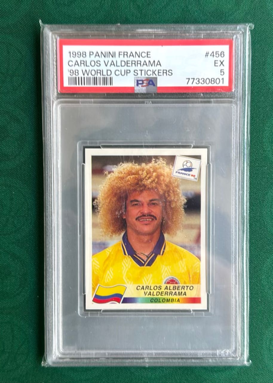 1998 Panini France World Cup Stickers Carlos Alberto Valderrama