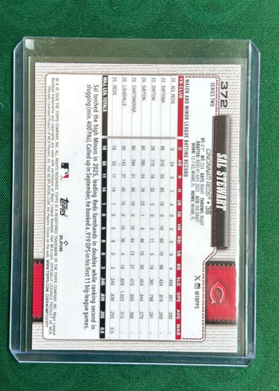 2011 Topps 75 Sal Stewart, foto 2