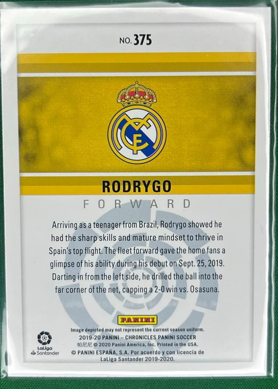 RODRYGO ROOKIE PANINI 2019, foto 2
