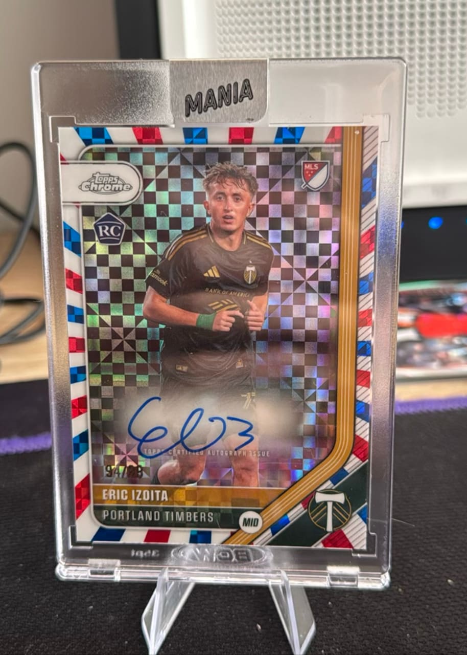 2026 Topps Chrome Major League Soccer Eric Izoita · Numerada 94/75