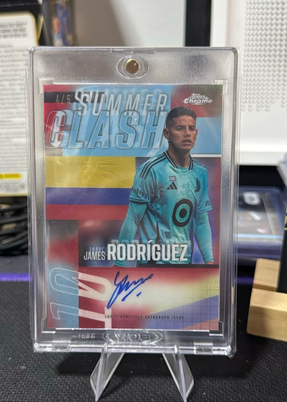2026 Topps Chrome Summer Clash James Rodriguez