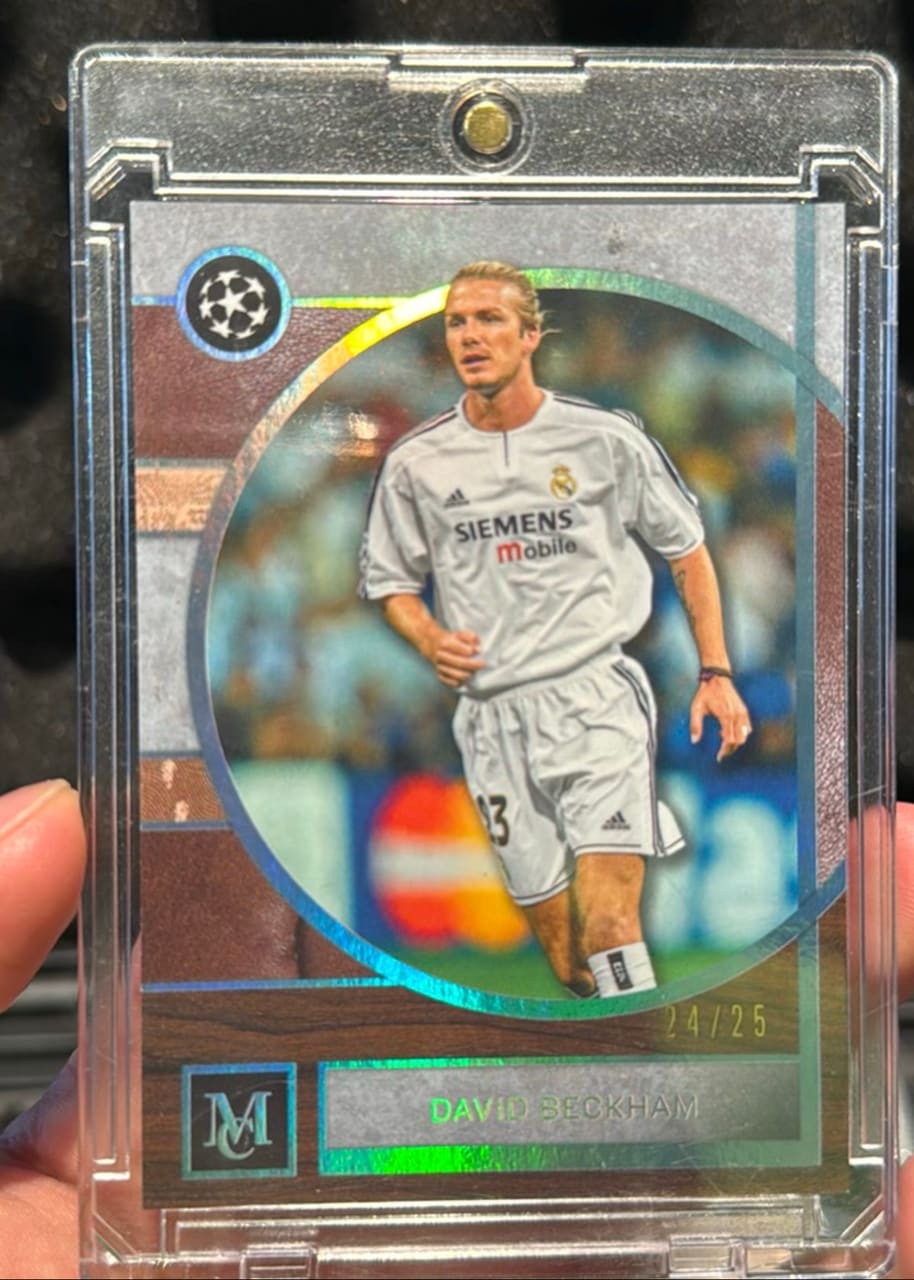 2005 Topps UEFA Champions League David Beckham · Numerada 24/25