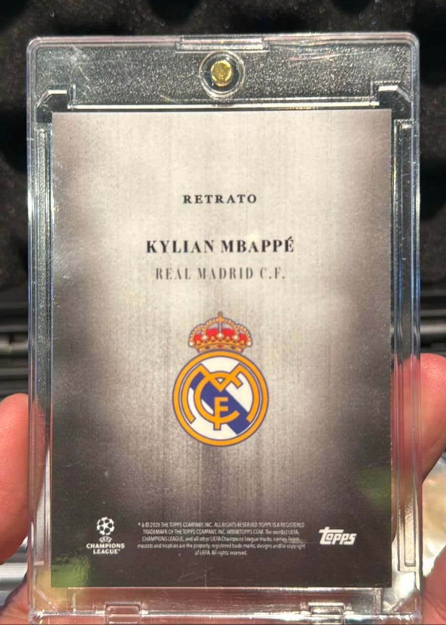 2020 Topps Simplicity Champions League Kylian Mbappé · Numerada 08/10, foto 2