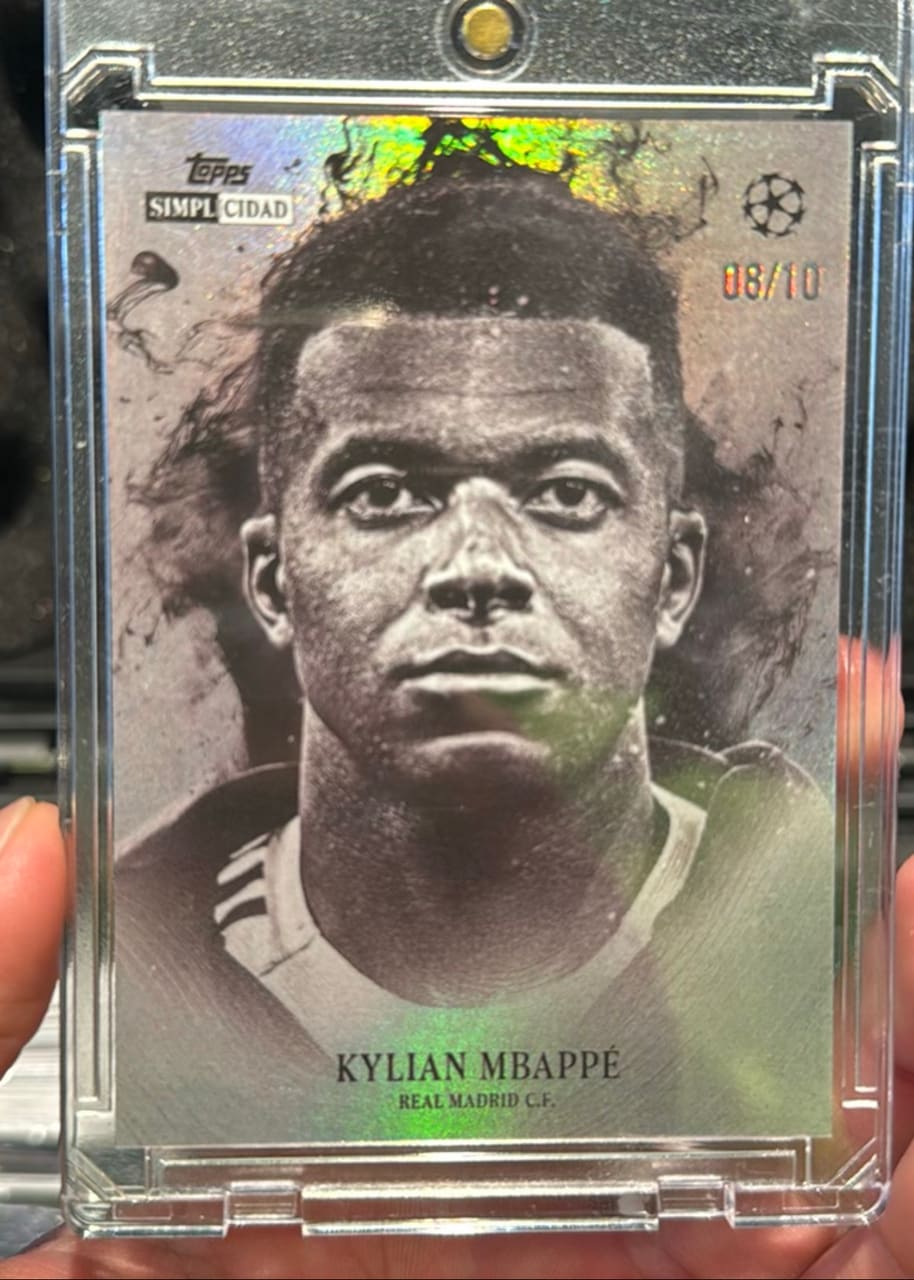 2020 Topps Simplicity Champions League Kylian Mbappé · Numerada 08/10