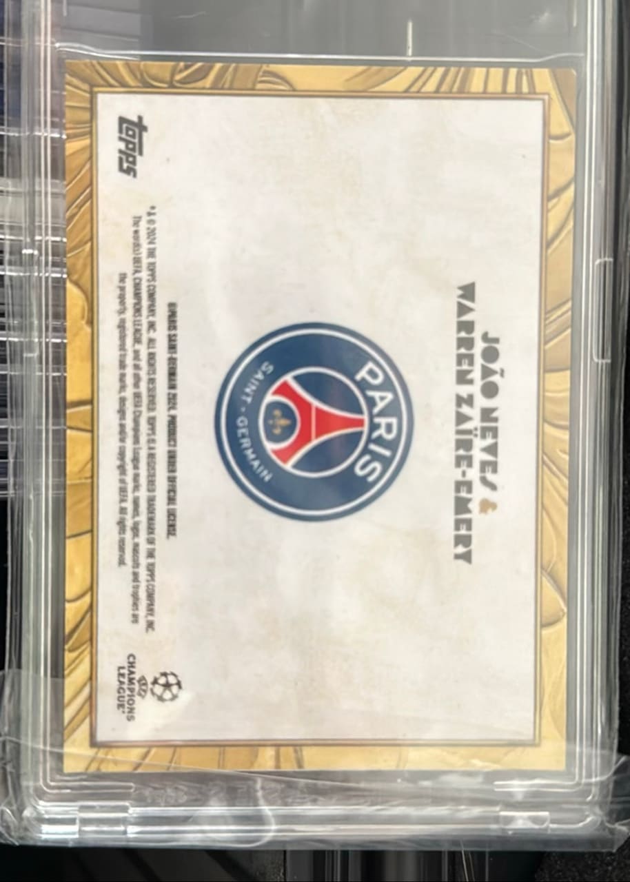 2023-24 Topps UEFA Champions League Joao Neves - Warren Zaire-Emery, foto 2