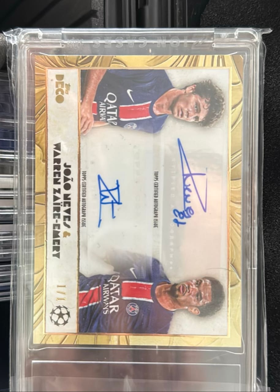 2023-24 Topps UEFA Champions League Joao Neves - Warren Zaire-Emery