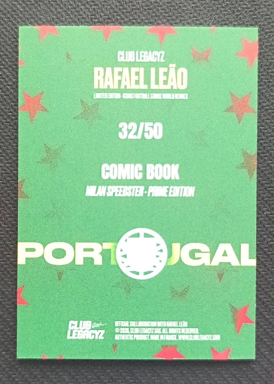 Club Lebgycz Comic Book Collection Special Issue Rafael Leão · Numerada 32/50, foto 2