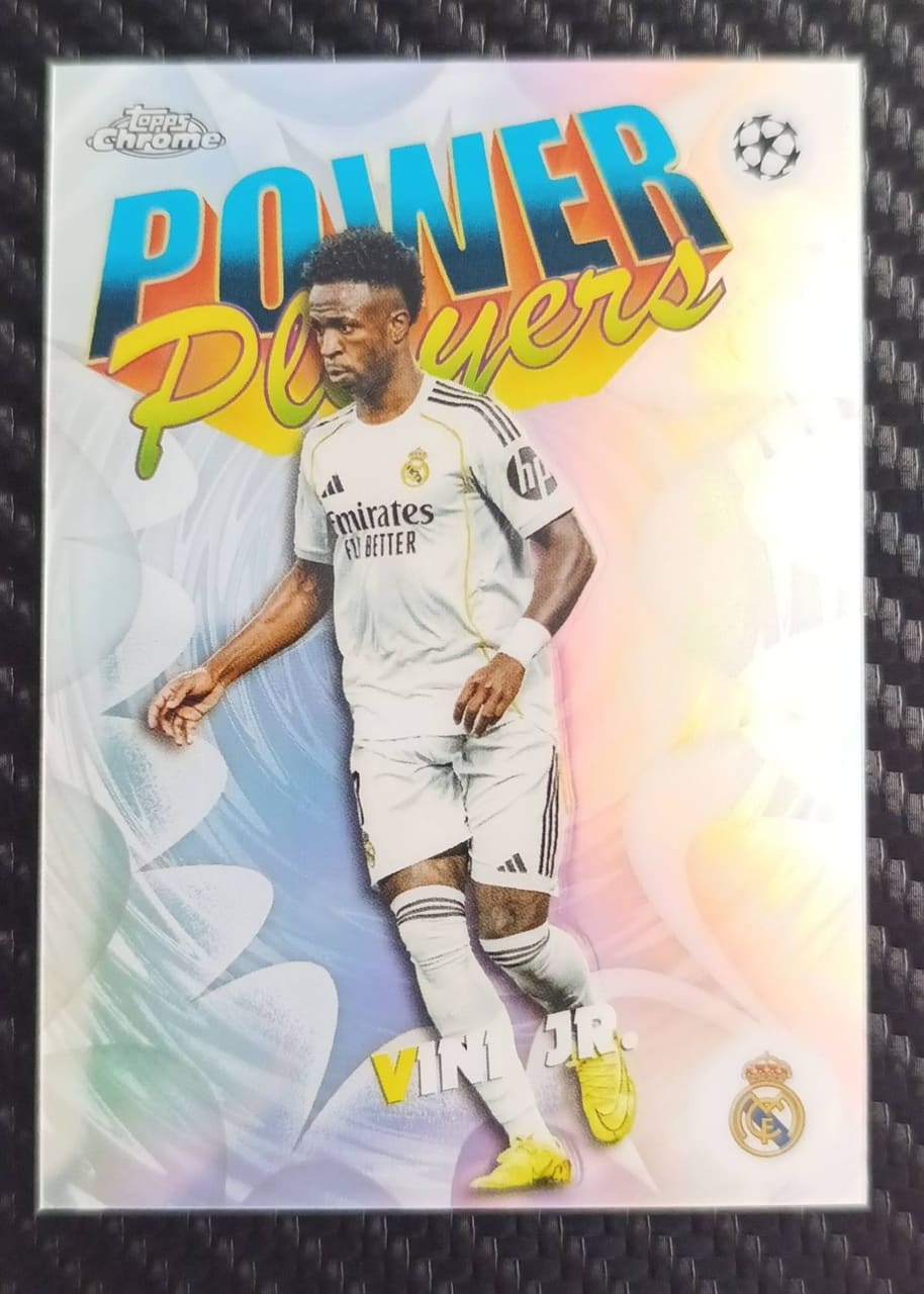 2026 Topps Chrome UEFA Champions League Vinicius Jr. Power Players