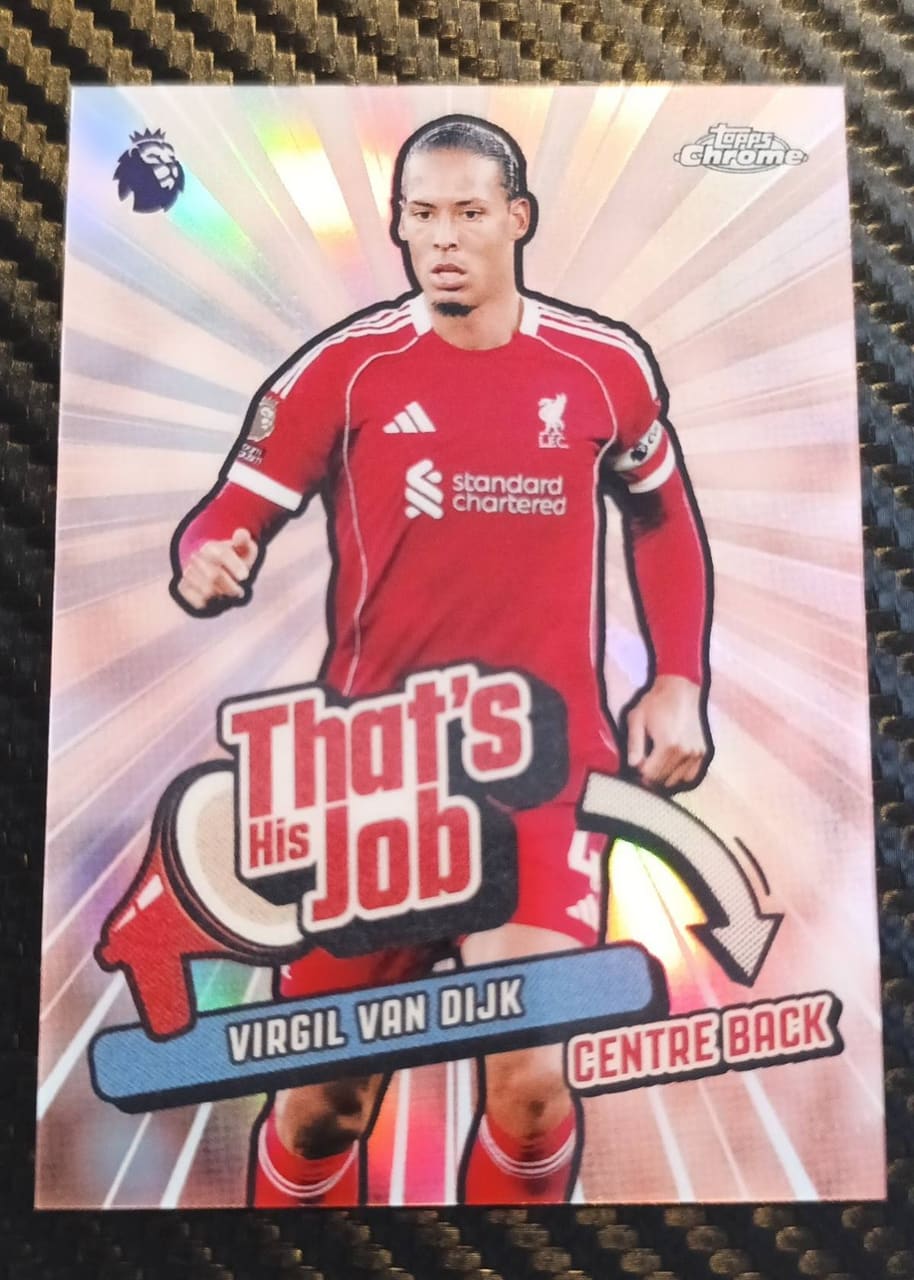 2024 Topps Chrome Premier League Virgil van Dijk