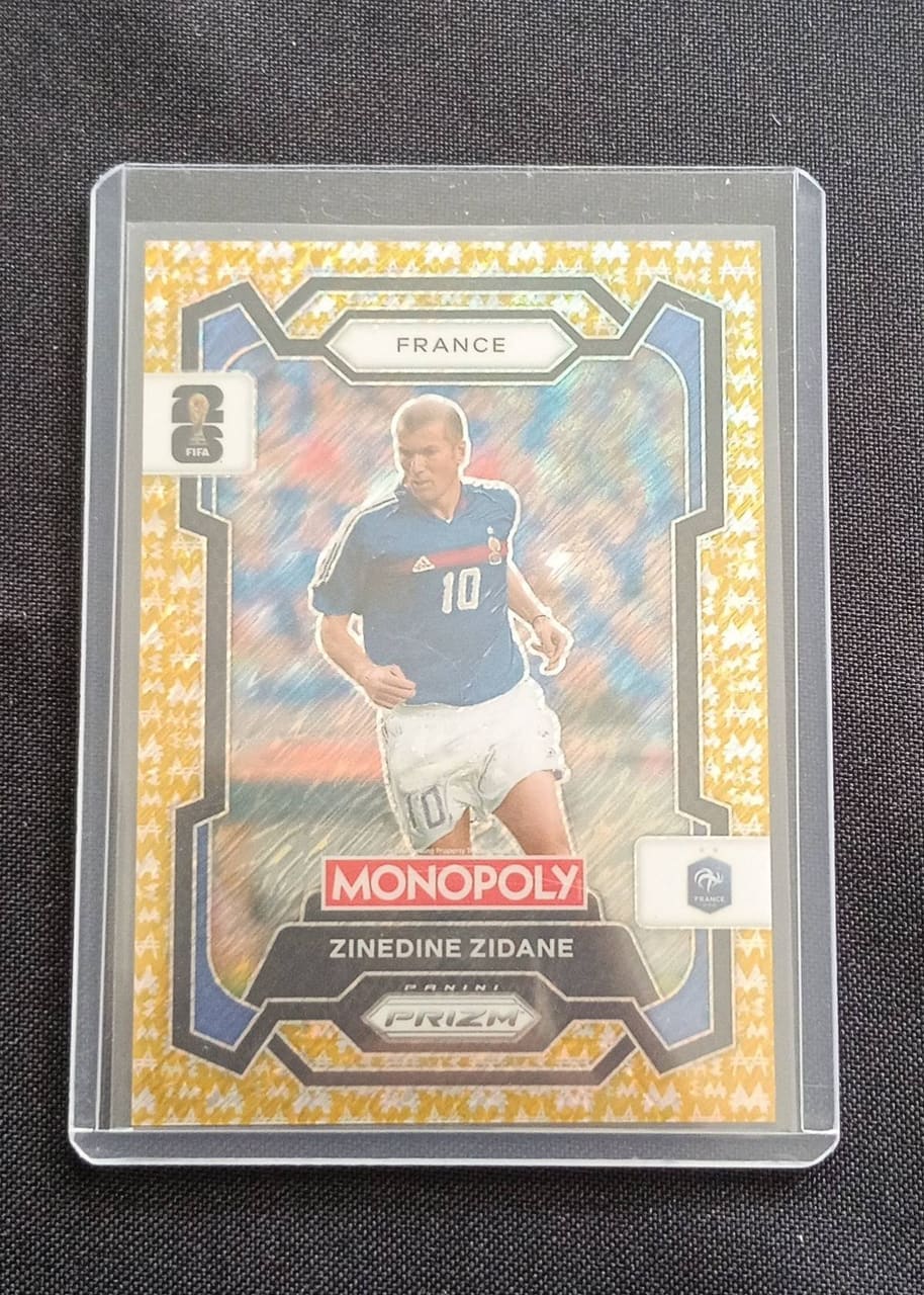 2026 Panini Monopoly Prizm FIFA World Cup Zinedine Zidane