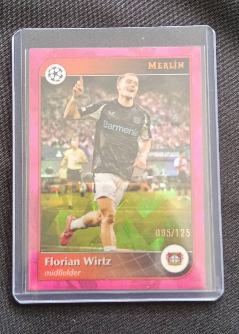 2025 Topps Merlin Collections Florian Wirtz · Numerada 035/125