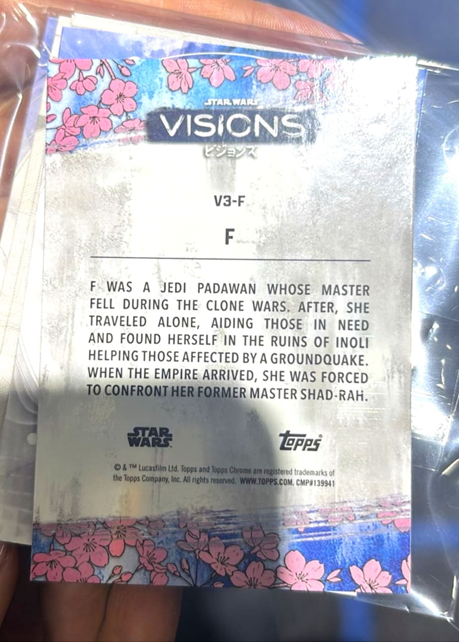 2021 Topps Chrome Star Wars Visions F, foto 2