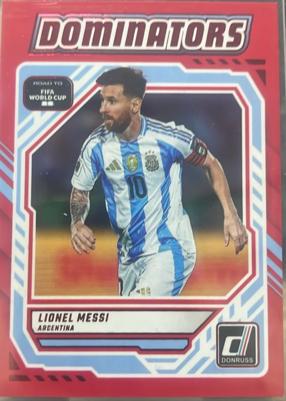 2025-26 Panini Donruss Road to FIFA World Cup Soccer Lionel Messi