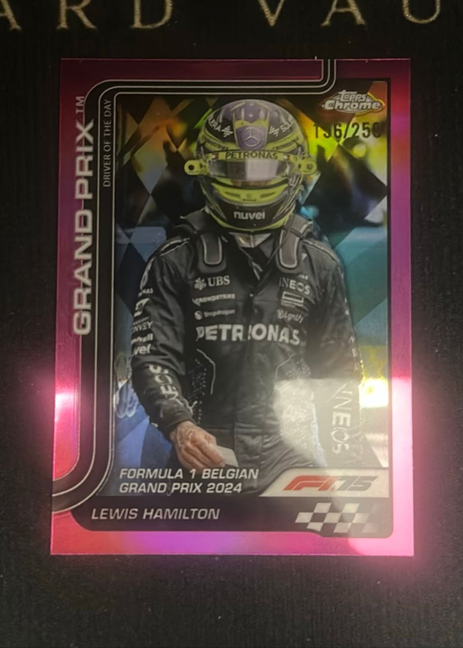 2024 Topps Chrome Lewis Hamilton · Numerada 6/250