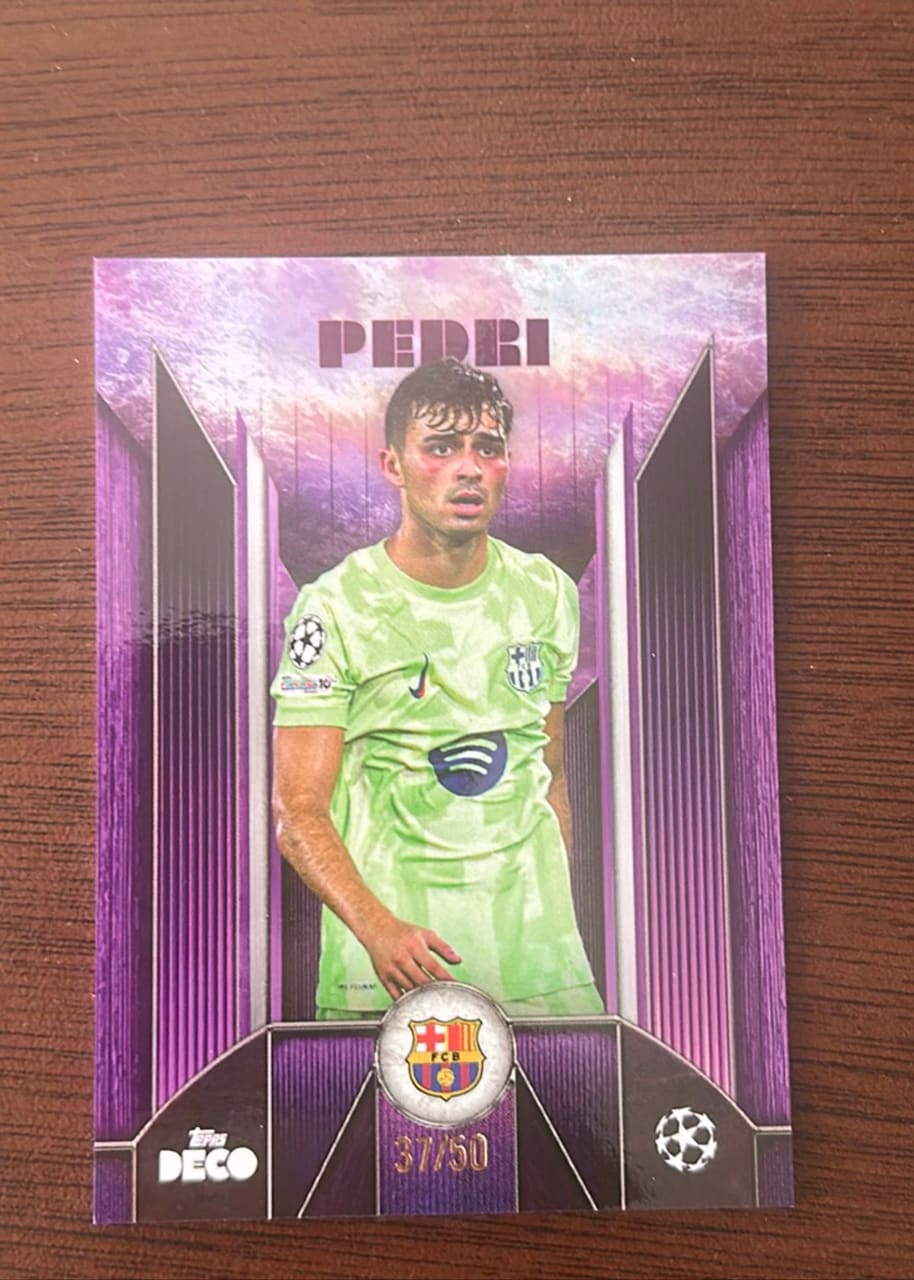 2023-24 Topps Deco UEFA Champions League Pedri