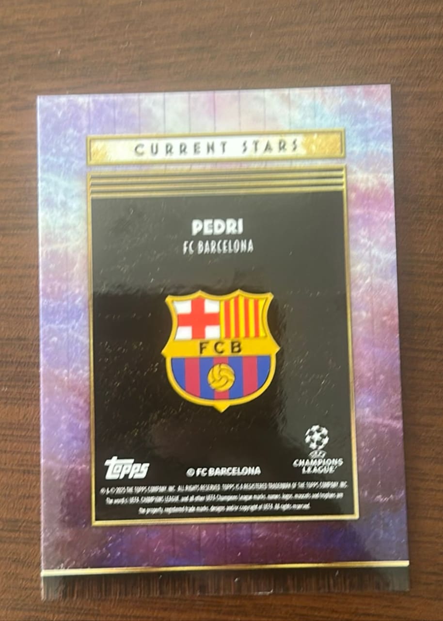 2023-24 Topps Deco UEFA Champions League Pedri, foto 2