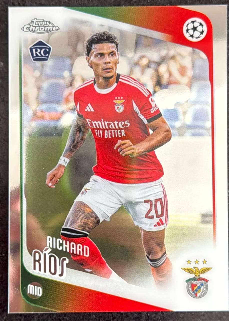 2026 Topps Chrome UEFA Champions League Richard Ríos