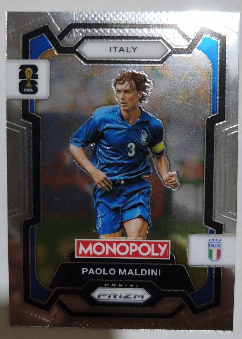 2026 Panini Monopoly Prizm FIFA World Cup 26 Paolo Maldini