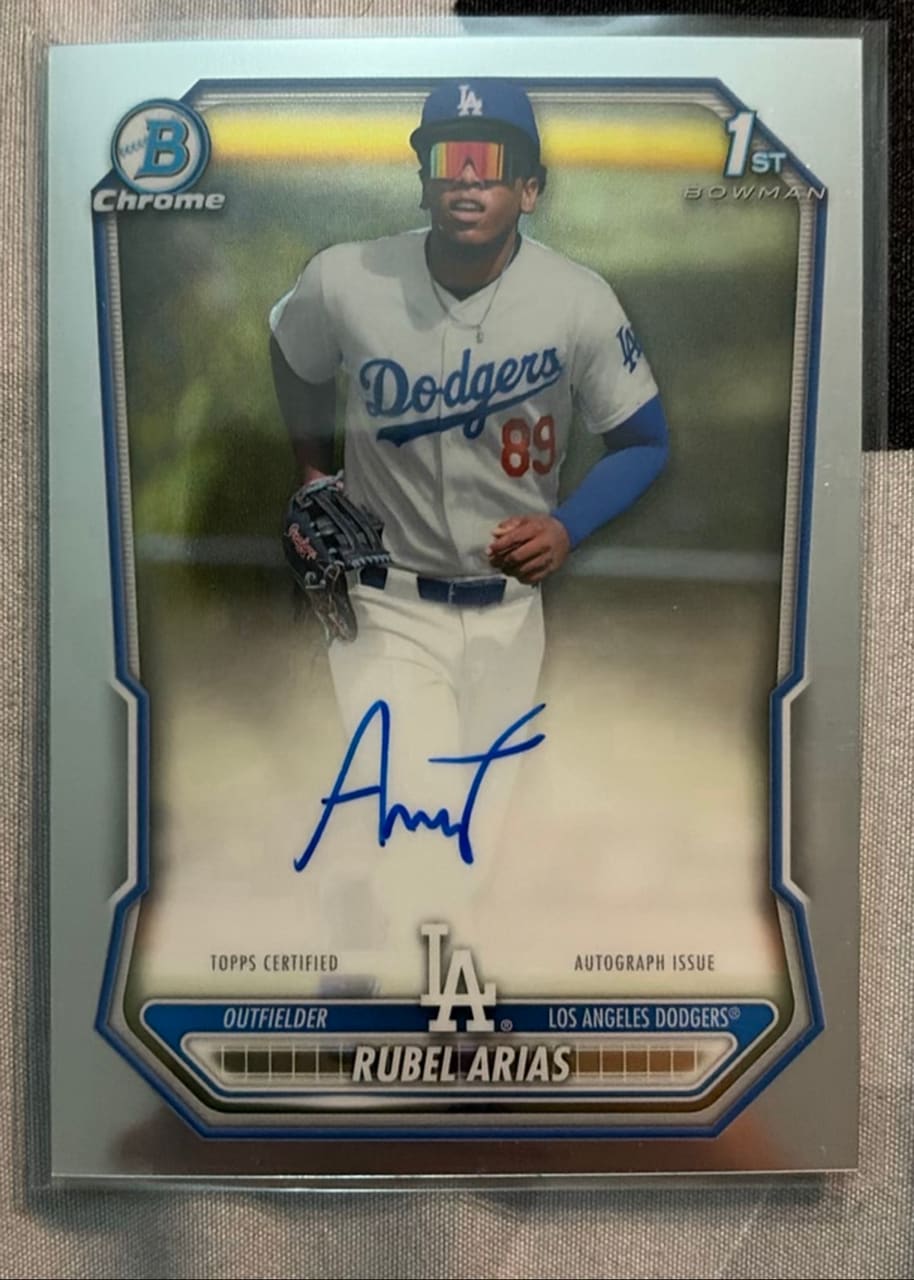 2026 Topps Bowman Chrome Rubel Arias