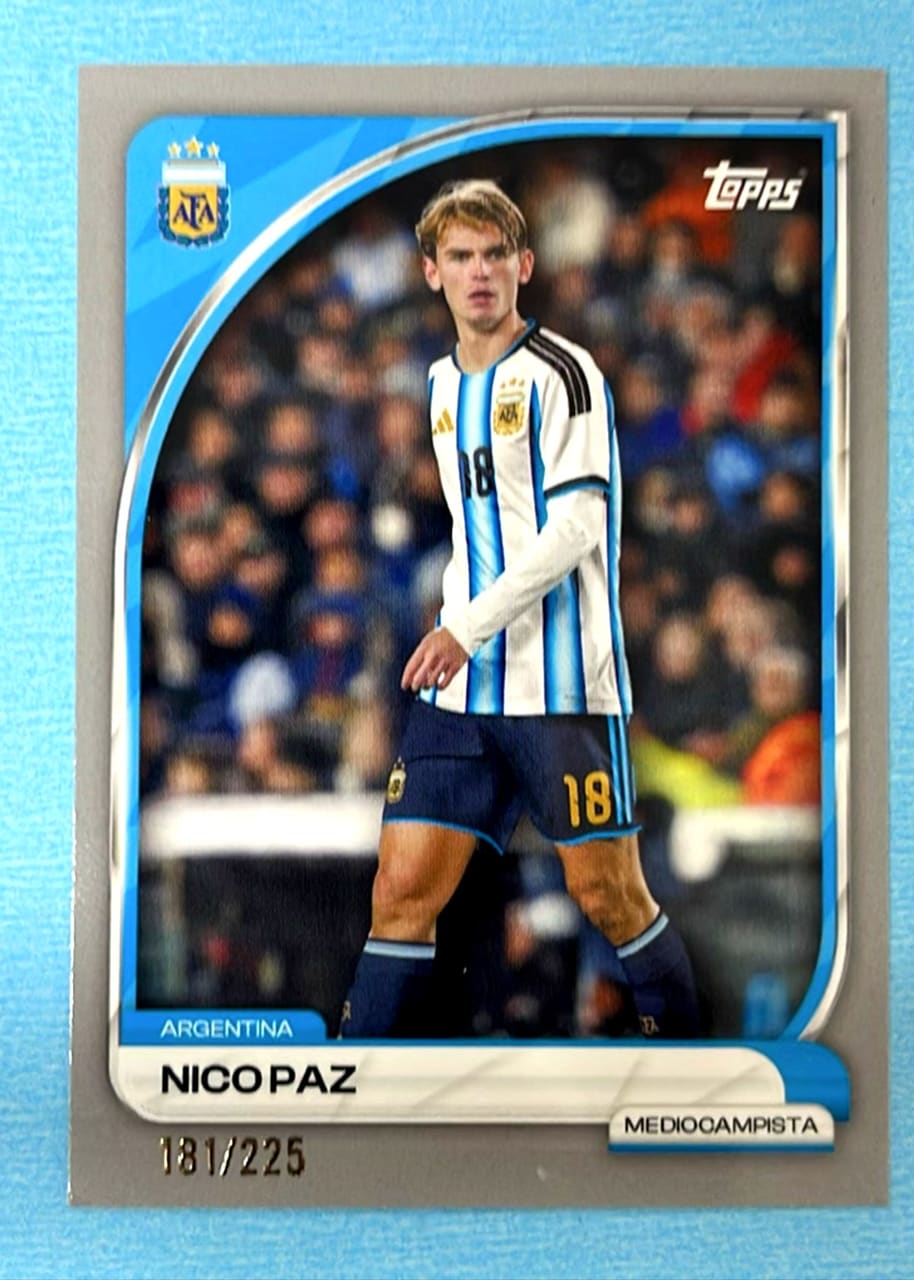 2026 Topps FC Nico Paz · Numerada 181/225