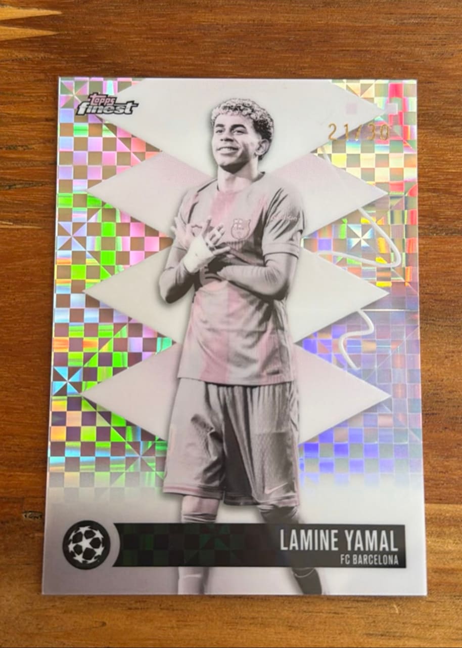2025 Topps Finest UEFA Champions League Lamine Yamal