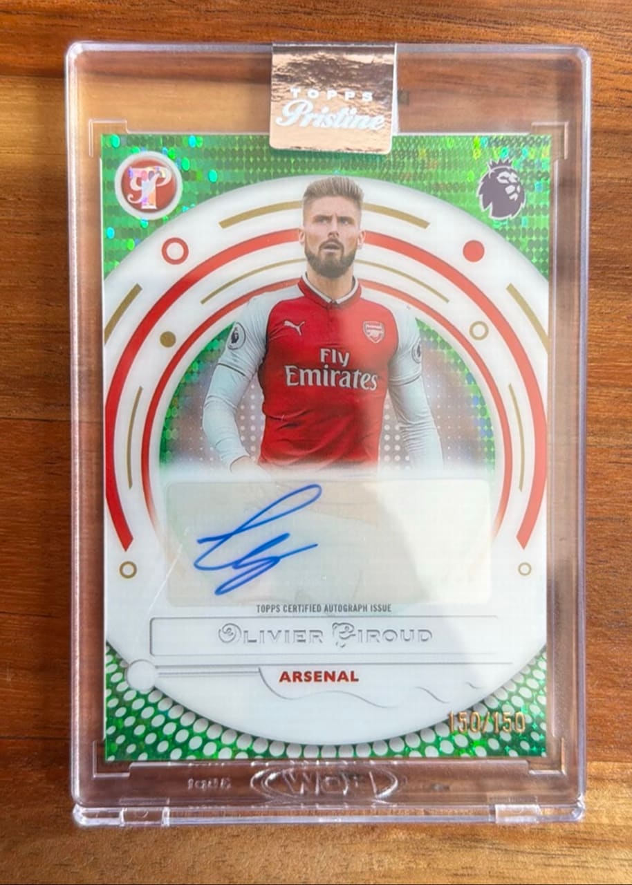 2026 Topps Pristine Premier League Olivier Giroud · Numerada 150/150