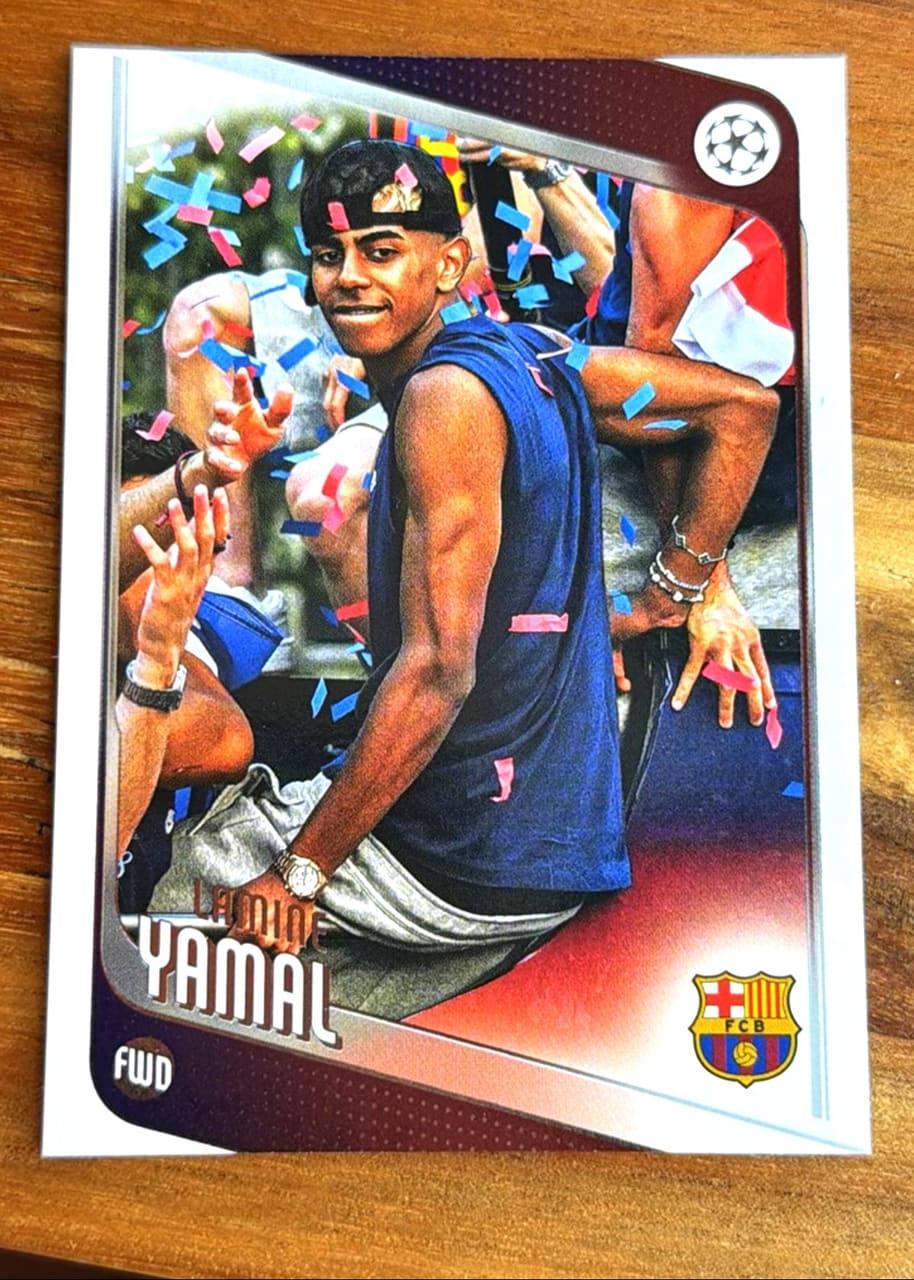 2024-25 Topps UEFA Champions League Lamine Yamal