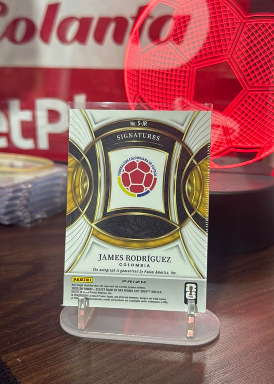 2025-26 Panini Select Road to FIFA World Cup 2026 Soccer James Rodríguez, foto 2