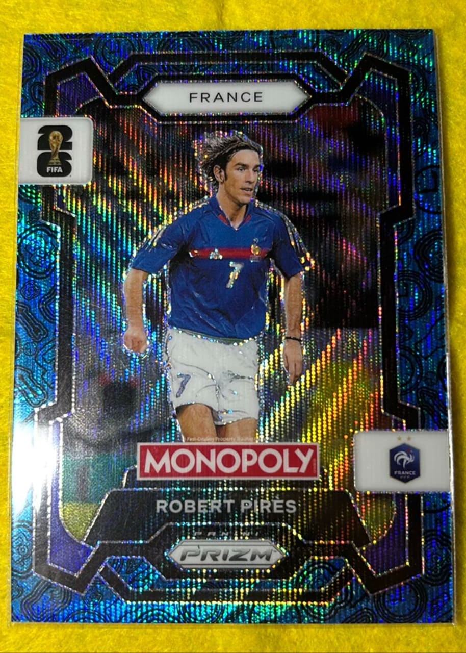 2026 Panini Monopoly Prizm FIFA World Cup Robert Pirès