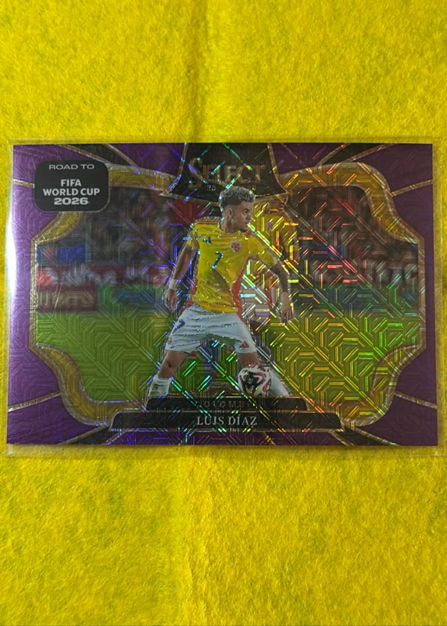 2025-26 Panini Select Road to FIFA World Cup 2026 Soccer Luis Díaz