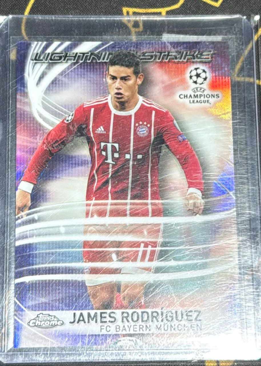2018 Topps Chrome UEFA Champions League James Rodriguez