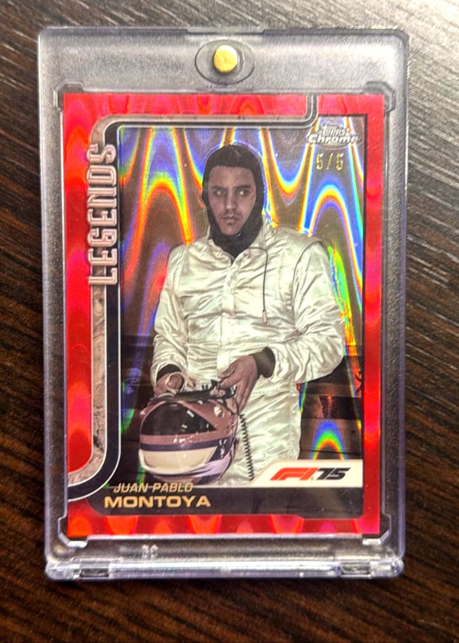 2024 Topps Chrome F1 75 Juan Pablo Montoya